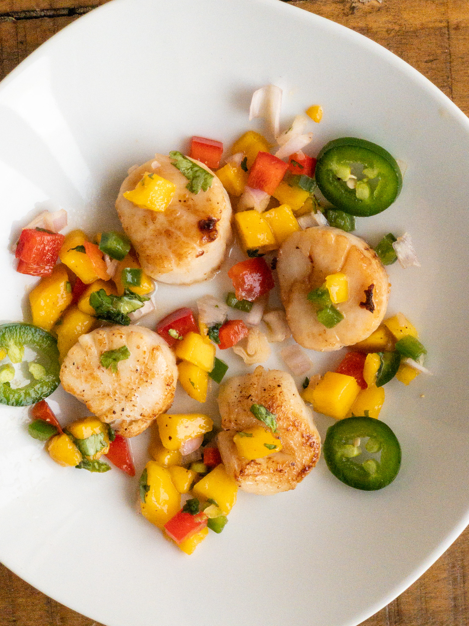 mango scallops