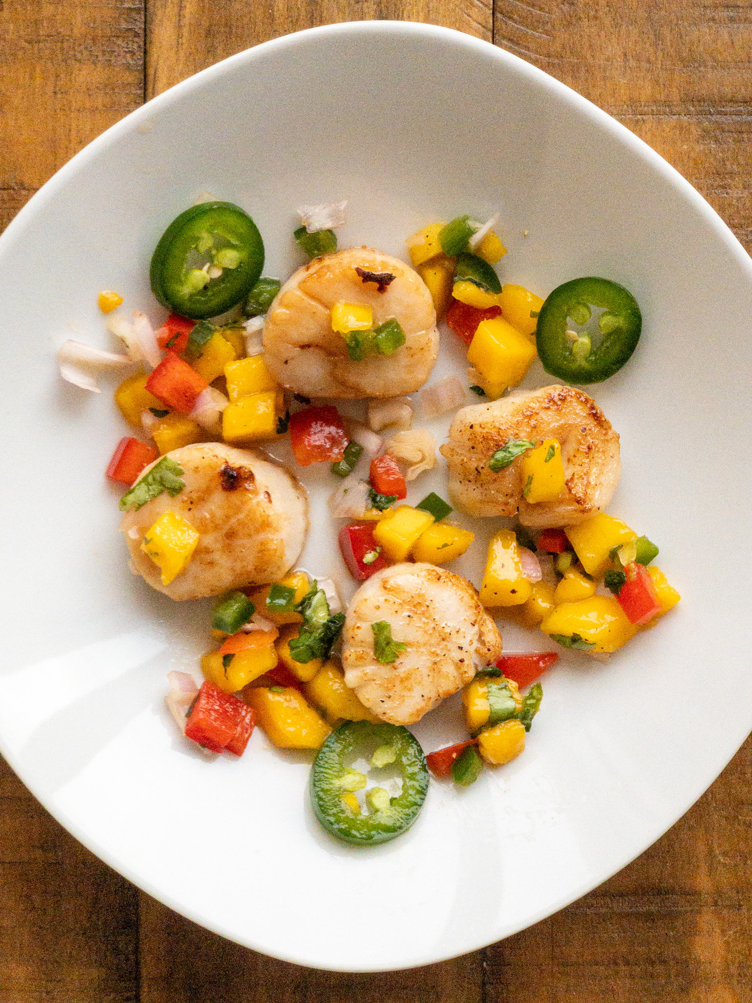 mango scallops