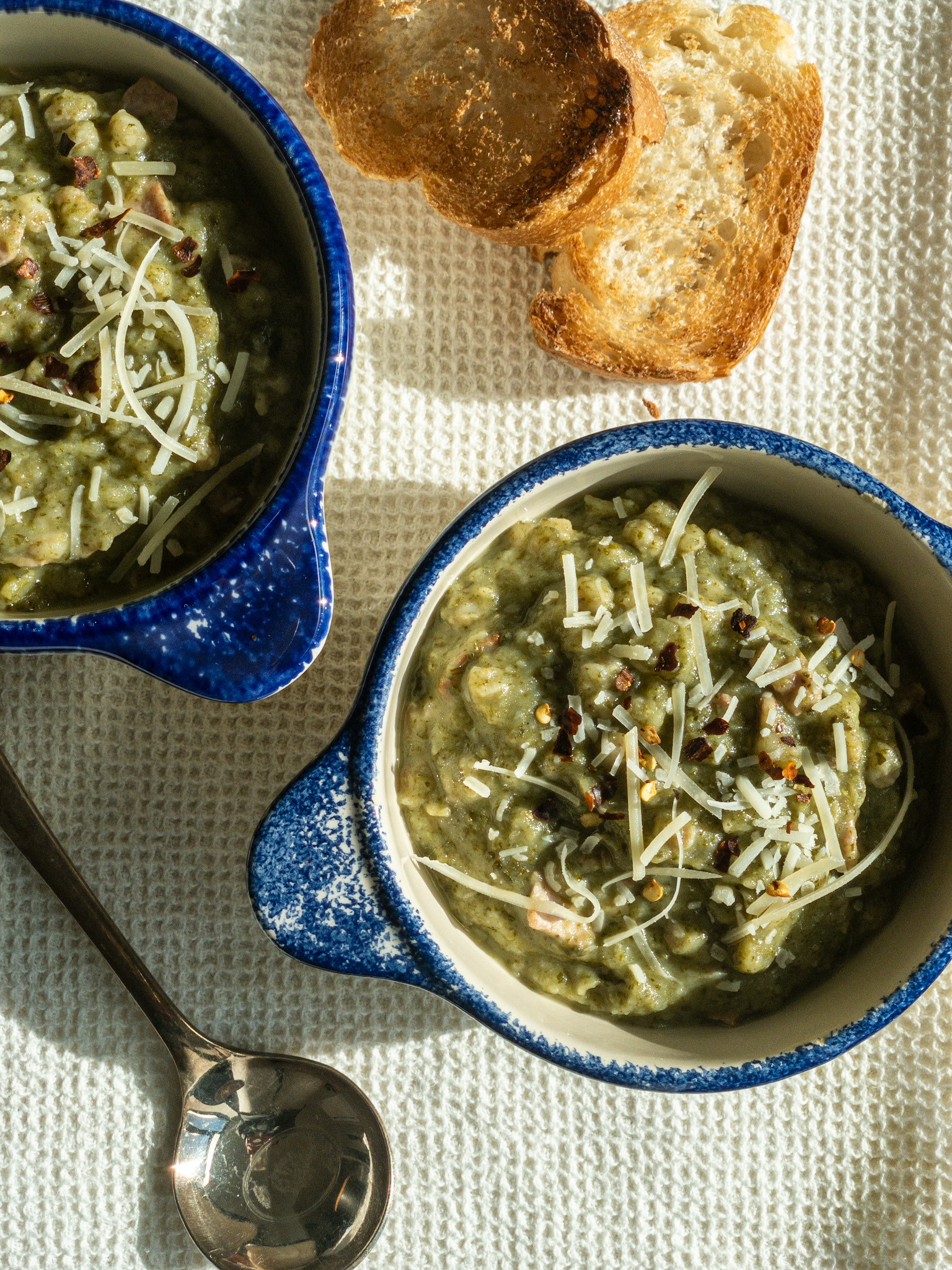 green pea soup