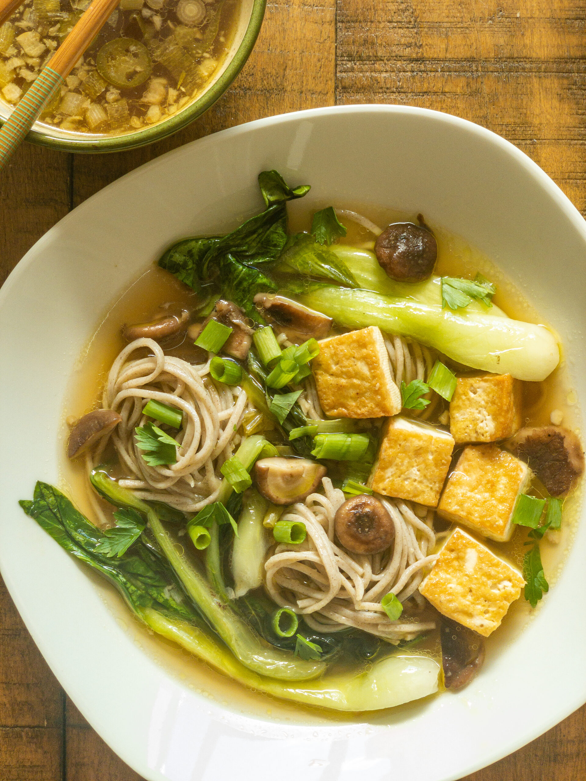 tofu soba bowl