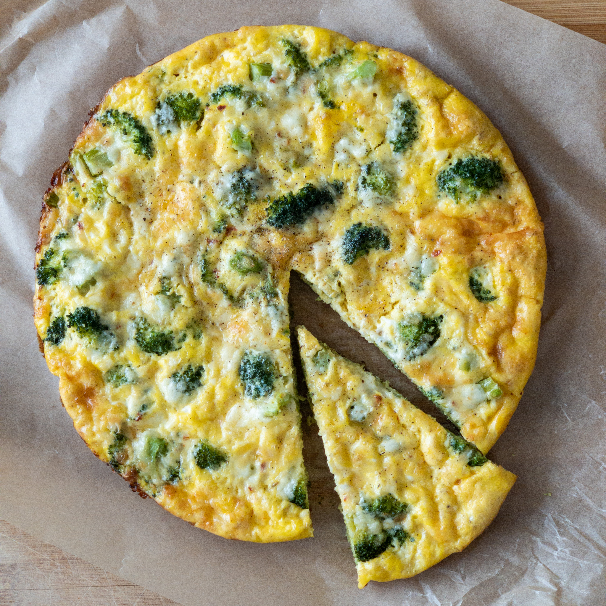 broccoli frittata with pepper jack – Thyme to Zest