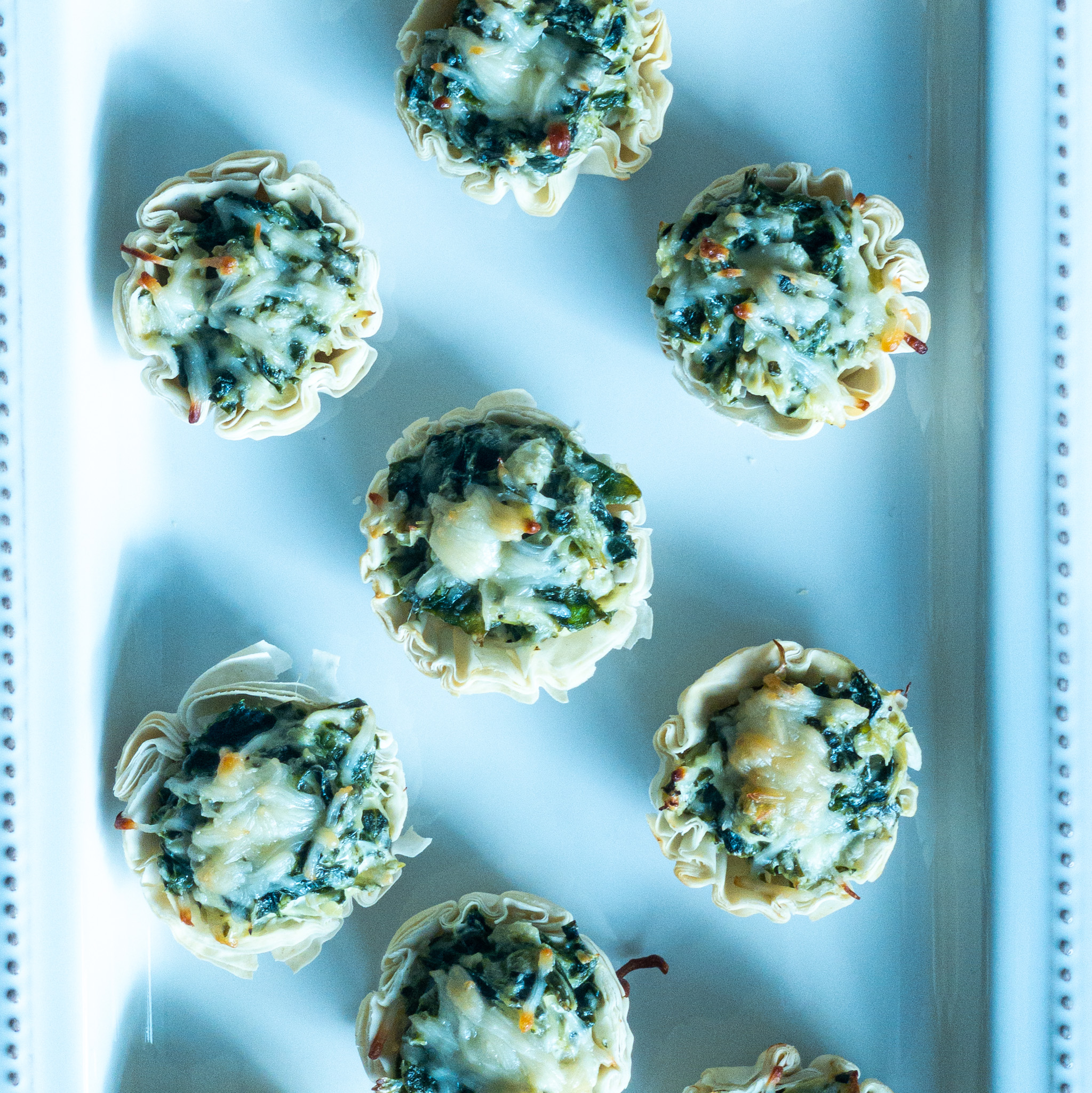 spinach artichoke bites