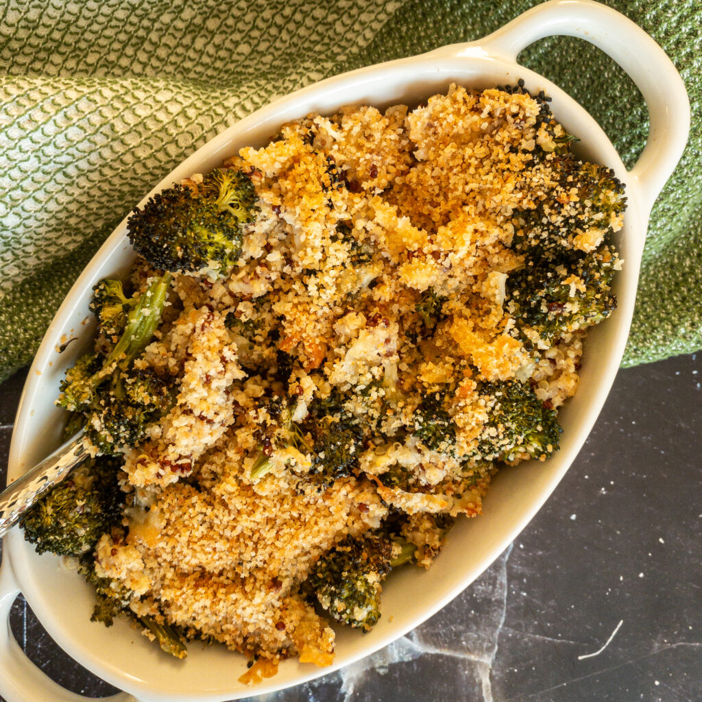 broccoli quinoa casserole